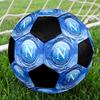 Pallone da Calcio SSC Napoli Misura 5 Colorato Cucito a Macchina PVC Pronto per la Competizione Resistente Alto Rimbalzo
