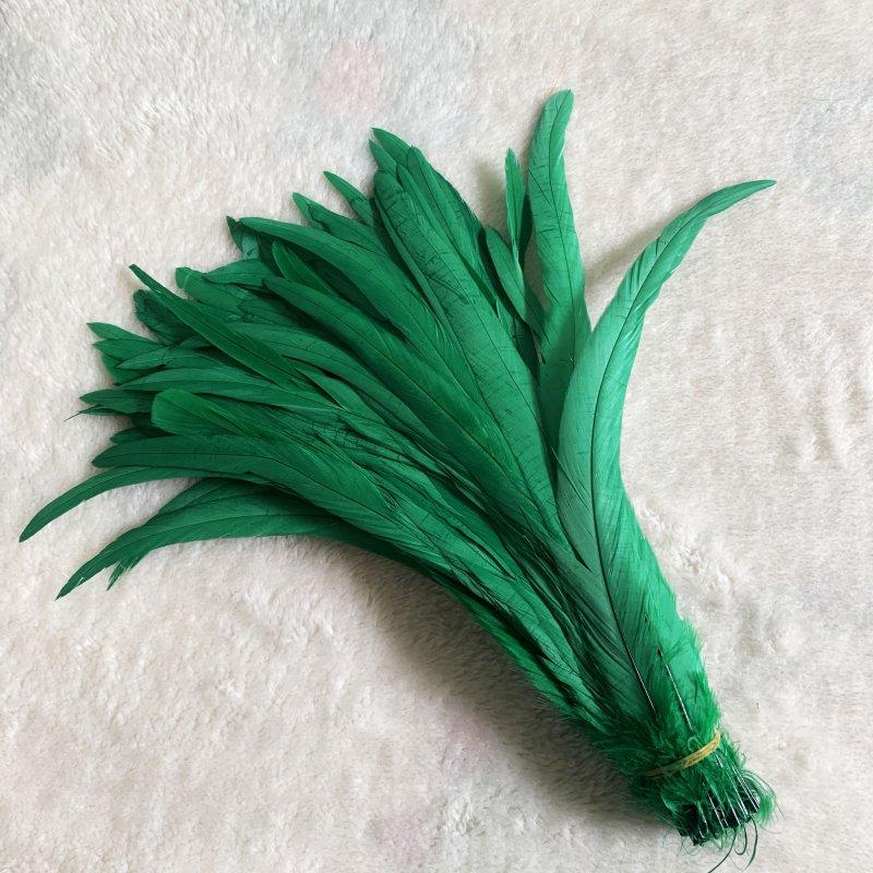 Wholes 500pcs Rooster Tail Feathers 25-30cm 30-35cm 35-40cm 40-45cm For Colored Carnival Costume&mask Party