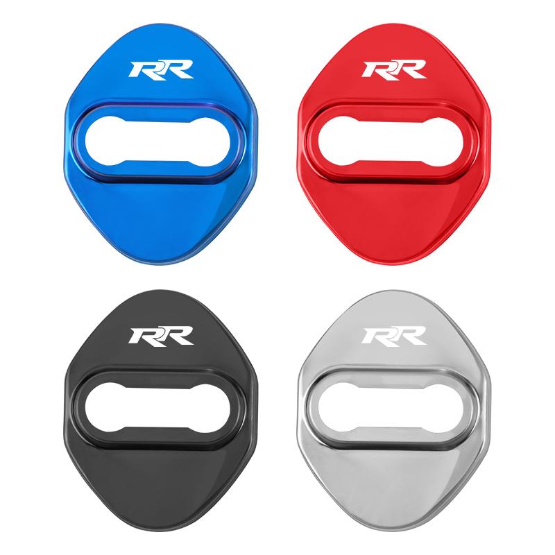 4Pcs Car Door Lock Buckle Protective Covers Zinc Alloy Cover For Honda Civic Fit Jazz Accord Pilot CRV Odyssey Passport City HRV UH3