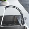 Stainless Steel Sink Faucet Hot and Cold Mixing Tap Kitchen Faucets Household Single Handle Rotation WashBasin Tap Deck Mounted