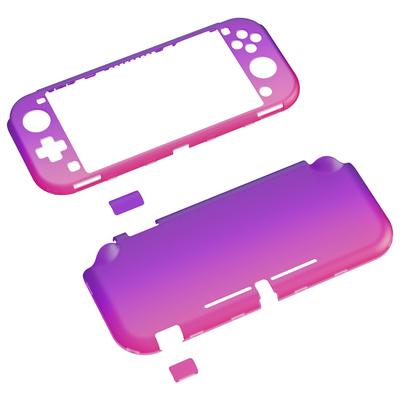 eXtremeRate PlayVital Custom Hard Case for Switch Includes Screen Protector Rose Lite, (Clear, Purple, Red)
