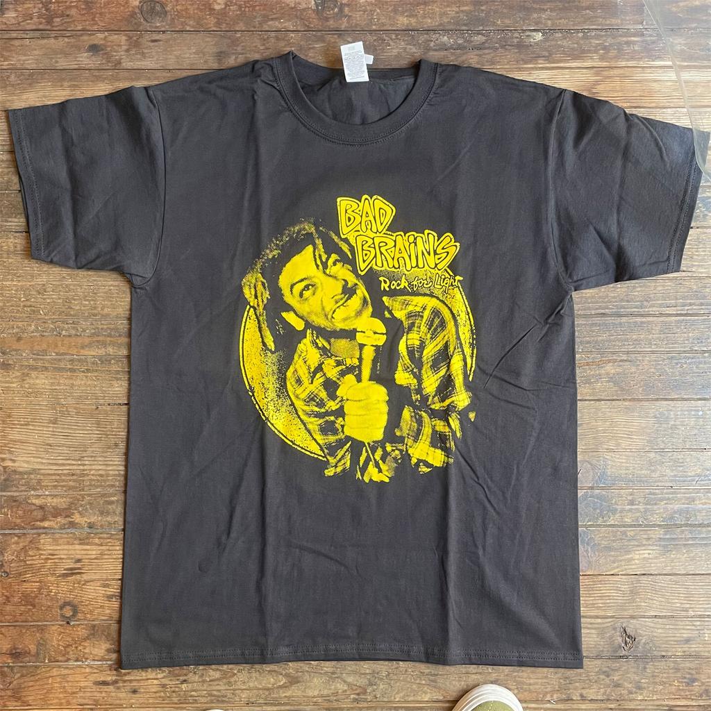Bad Brains Band Rock For Life 90s Remake Graphic T shirt classic