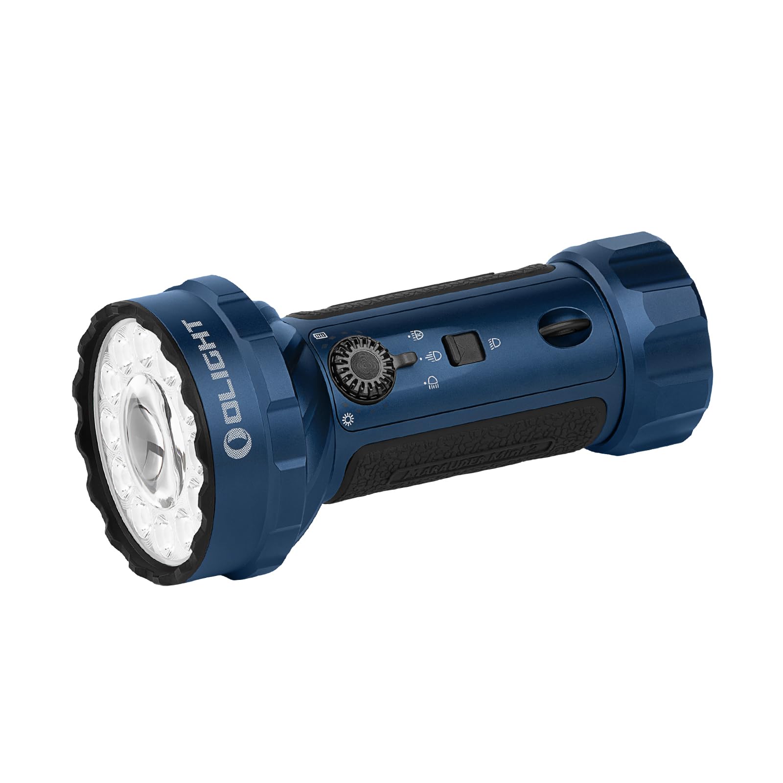 

OLIGHT Marauder Mini2 Світлодіодний Потужний Ручний 750м Пляма 5 Аварійний Вихідний Пошук та Робота Високий IPX8 Аварійний Високопродуктивний Ліхтарик, Світло, синій