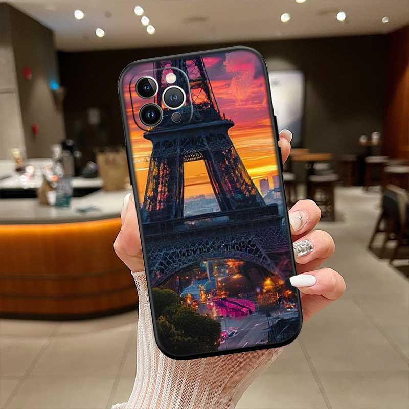 RE49 Paris Eiffel tower New High-End Shell Phone Case for iPhone SE X XS XR 16E 17 11 Pro Max 8 7 6 6s Plus Air