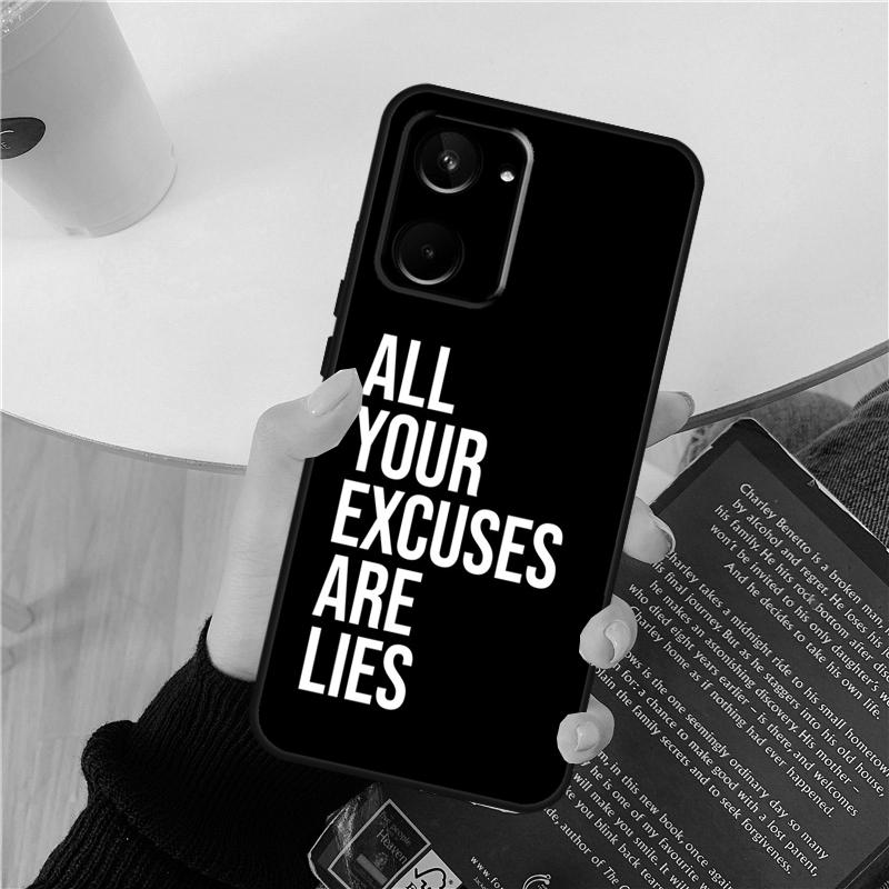 Motivational Gym Fitness Case For Realme GT 6 6T 5 GT7 Pro 10 11 12 13 14 Pro Plus C53 C51 C21Y C25S C55 C67 C61 C75
