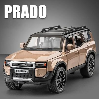 1:32 Toyota Land Cruiser Prado SUV 2025 Alloy Die Cast Toy Car Model Sound and Light Children's Toy Collectibles Birthday Gift