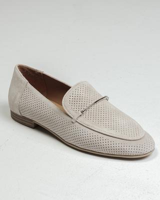 Damen-Loafer 1359 36 beiges Wildleder