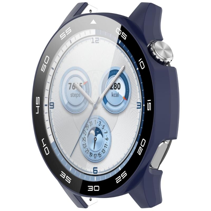 Integrated Screen Protector Case with Scale Designs Protective Hard Case Cover Simple Installation for Watch GT5 46mm