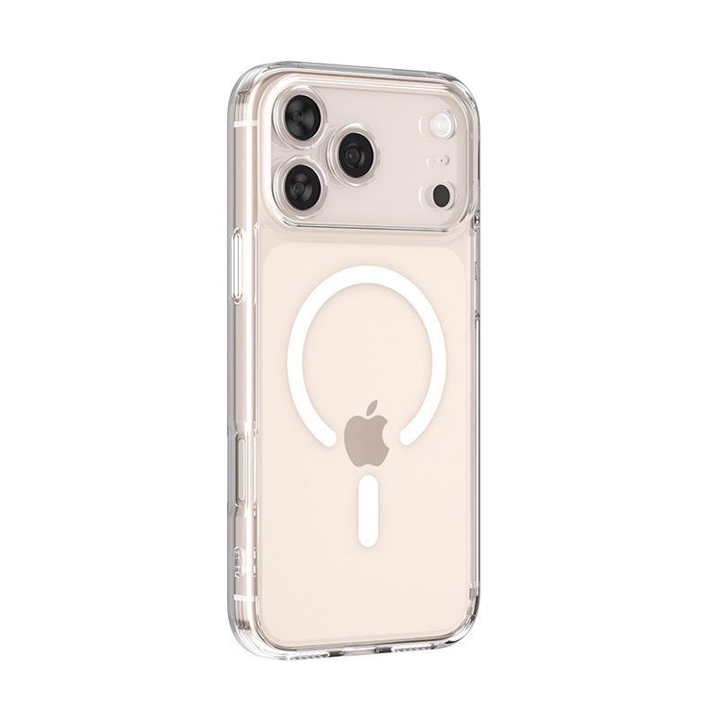 Apple 17 Pro Max Vollschutz Magnetisch Transparent Hülle