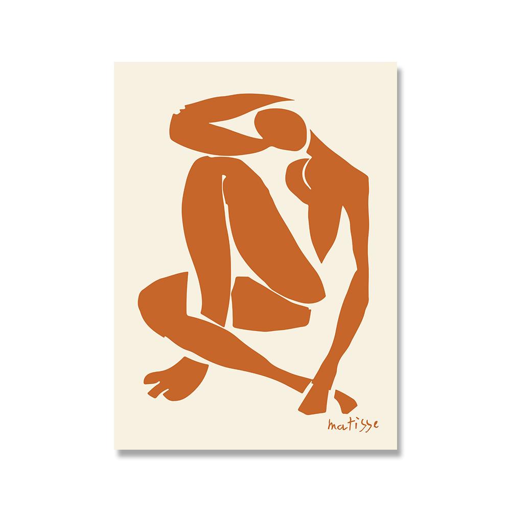 Pósteres de Henri Matisse con desnudos en rosa y azul, arte de pared vintage, pintura en lienzo, imágenes abstractas con cuerpo sexy para decoración de sala de estar