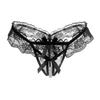 Lan Gui Fang Open Crotch Lace Pearl Thong T-Back Panties N03