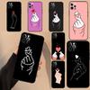 Love On The Finger Kpop Phone Case For iPhone 17 16 15 14 13 12 11 Pro Max Mini 16 Plus 16e 17 Air Protective Cover