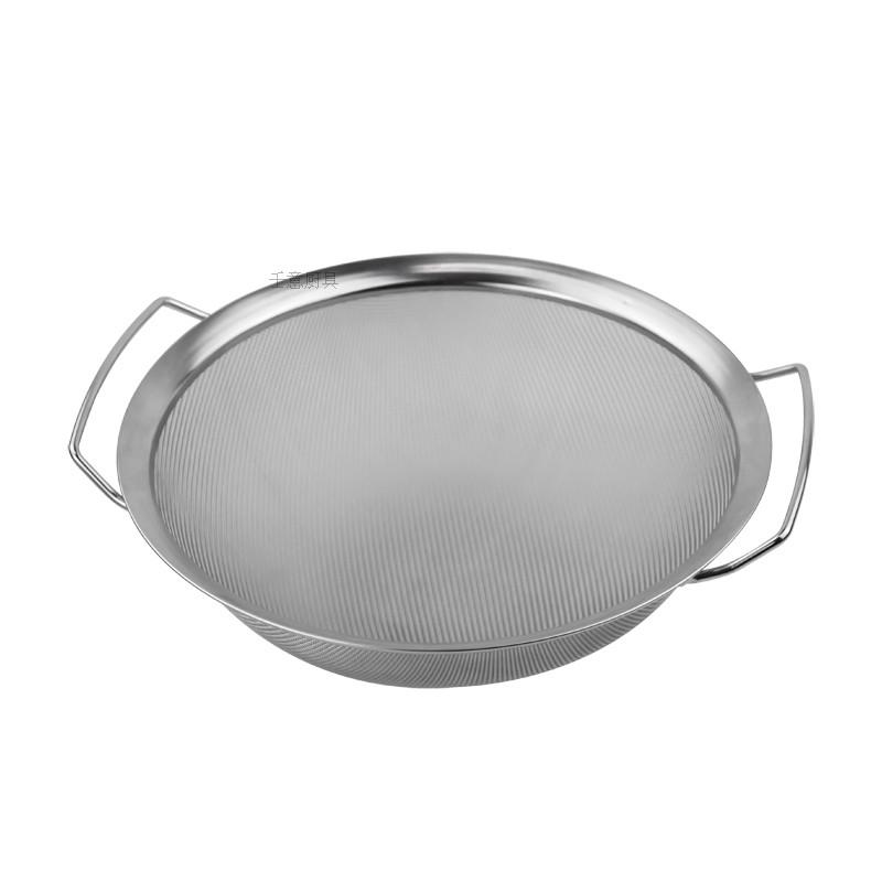 Ölaufbewahrung mit Frittierölsieb, Korb, Schüssel, Kochutensilien, Netz, Ölleck, Edelstahlfilter, Netz, frittierte Ölschlacke