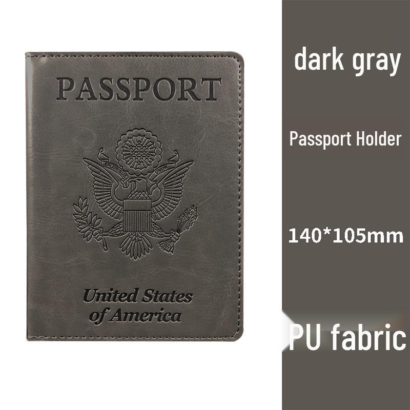 

Настраиваемый держатель для паспорта вакцинации США из искусственной ПУ кожи для использования за границей