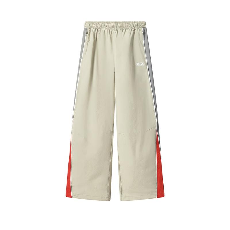 

Fila Оригинальные Модные Простые Спортивные Универсальные Удобные Прямые Тканые Повседневные Брюки Женские низы Розовый F11W549804FLK L