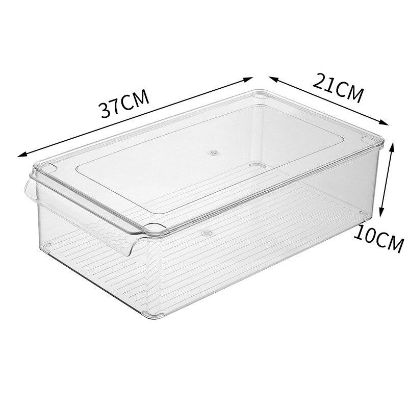 

Холодильник Герметична коробка для зберігання Кухонні контейнери для зберігання Холодильник Коробка-органайзер Контейнер для фруктів Ящик Відро для зберігання 9122 M