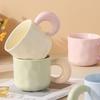 Contrast Color Milk Whirring Small Fresh And Cute High Value Large Capacity Student Fashion Couple Girlfriend Breakfast Cup