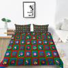 Christmas Gift Quilt Cover Pillowcase Two Or Three-Piece Set Digital Printing Polyester Cartoon Series