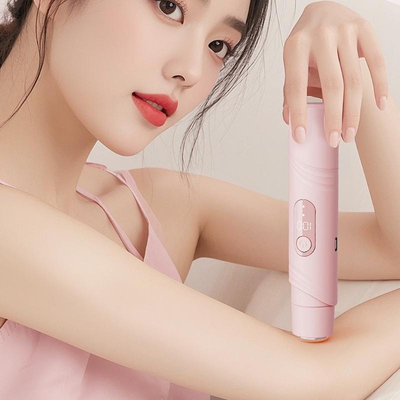Rechargeable Cordless Hair Remover For Sensitive Skin Compact Travel Size ABS Material Unisex Body