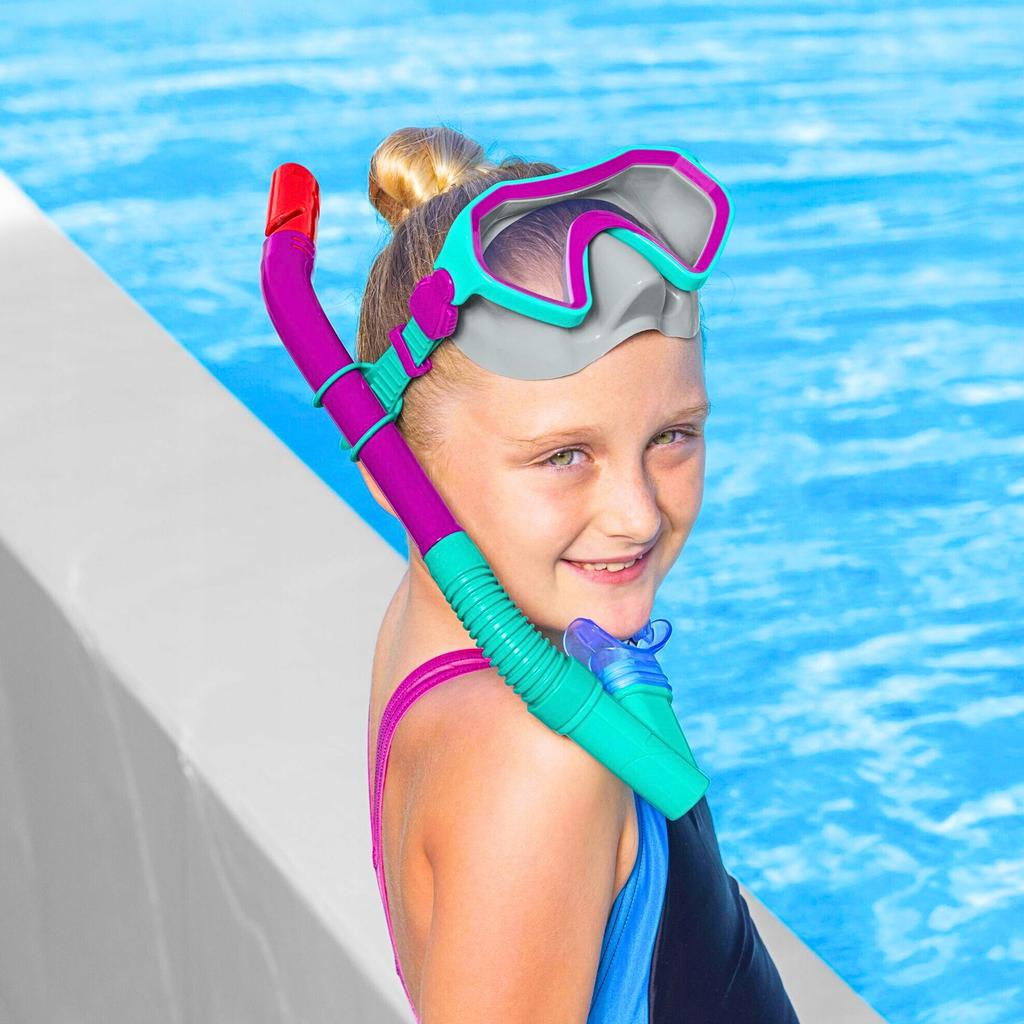 Tauchset: Maske mit Schnorchel, Schnorchel, Schwimmbrille Bestway