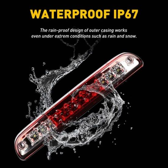 Rear Led 3Rd Third Brake Light Cargo Tail Lamp For Ford 1993-2011 Ford Ranger EV