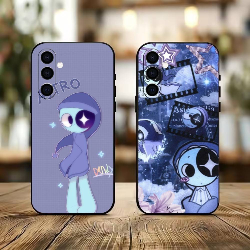 Cute Sprunki Phone Case Black Silicone Soft For Samsung Galaxy A73,A72,A71,A70,A53,A52,A51
