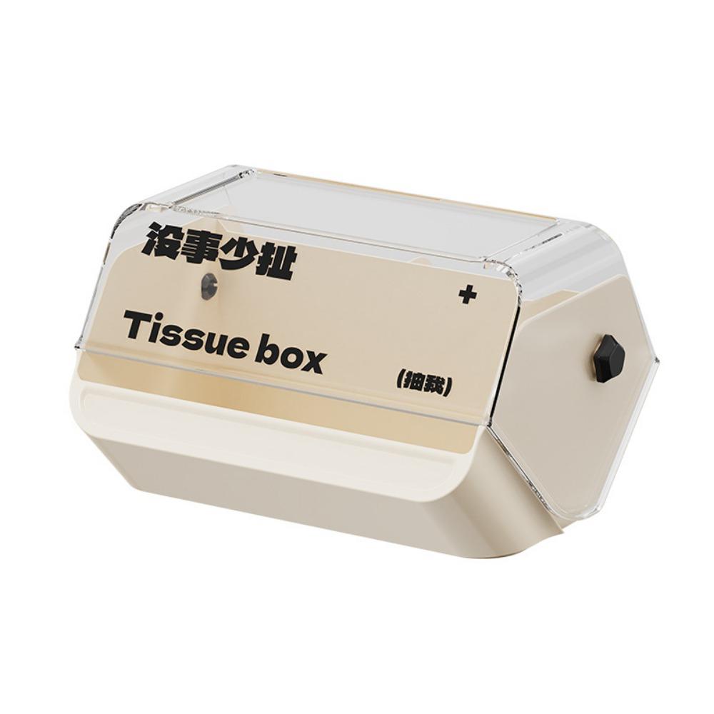 Plastic Tissue Box Decorative Paper Storage Organizer Creative Tissue Case Cover  Table Decor