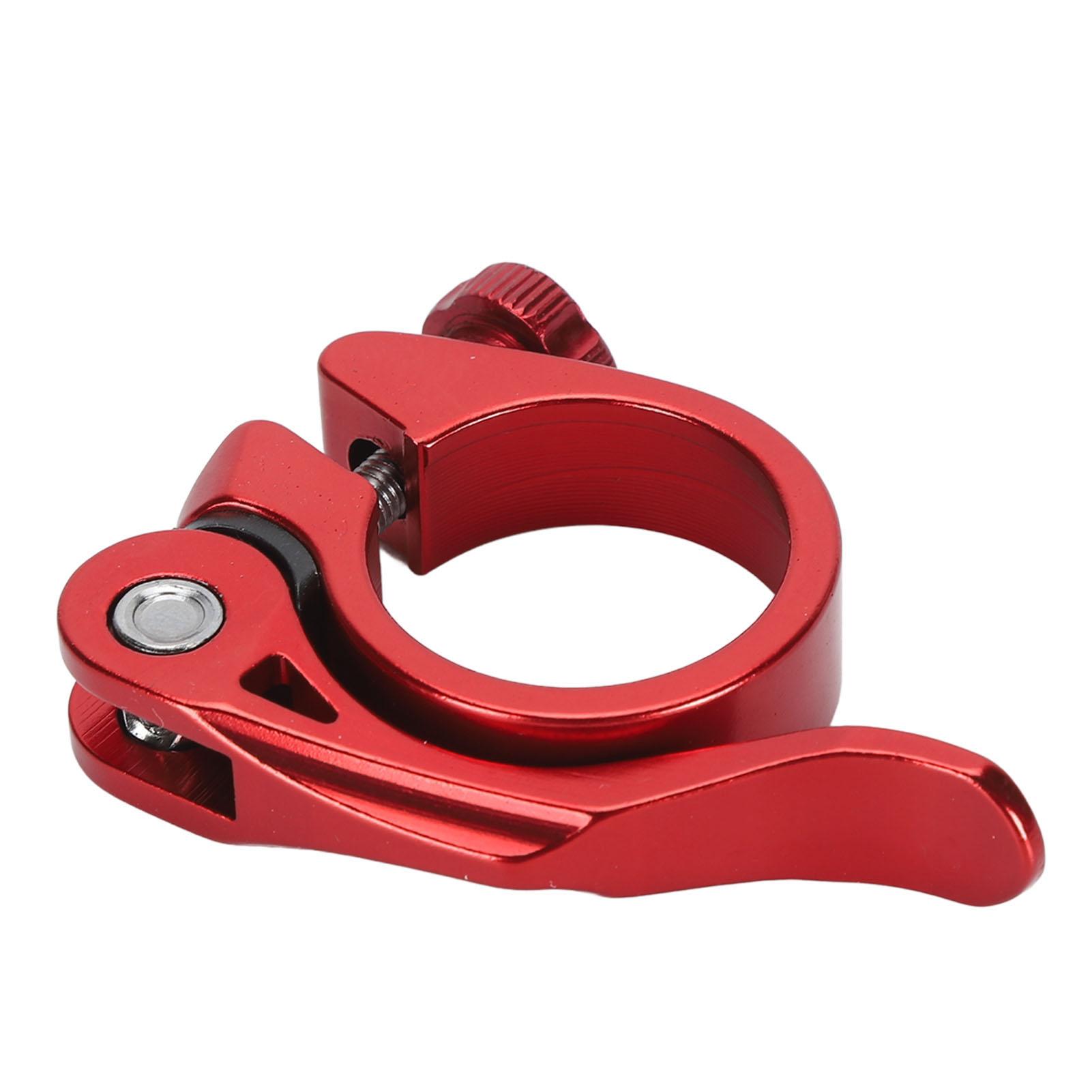 

Bike Seatpost Clamp Professional 31.8mm Aluminum Alloy Lightweight Quick Release Bicycle Seatpost Clamp for Mountain красный