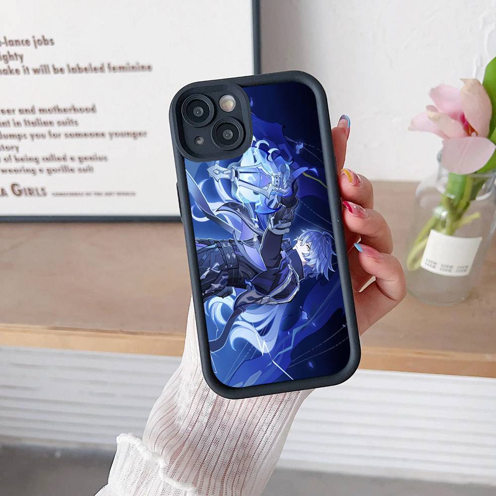 Genshin Impact Flins For IPhone 17 16 15 14 13 12 11 Pro Max Plus Phone Case Covers