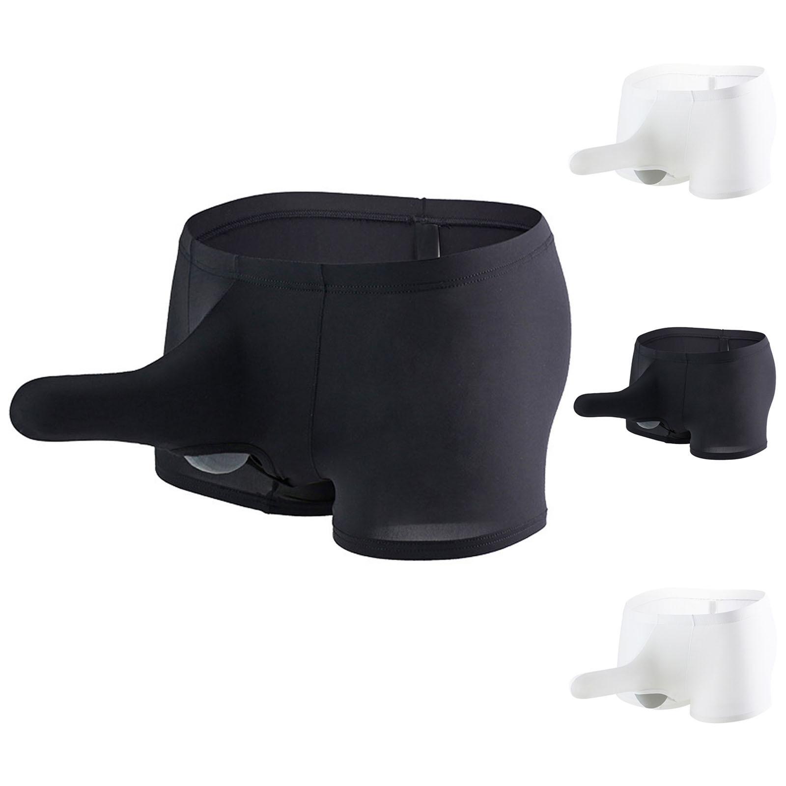 

Повседневные удобные шелковые трусики с разделением льда модные дышащие брюки-боксеры трусы