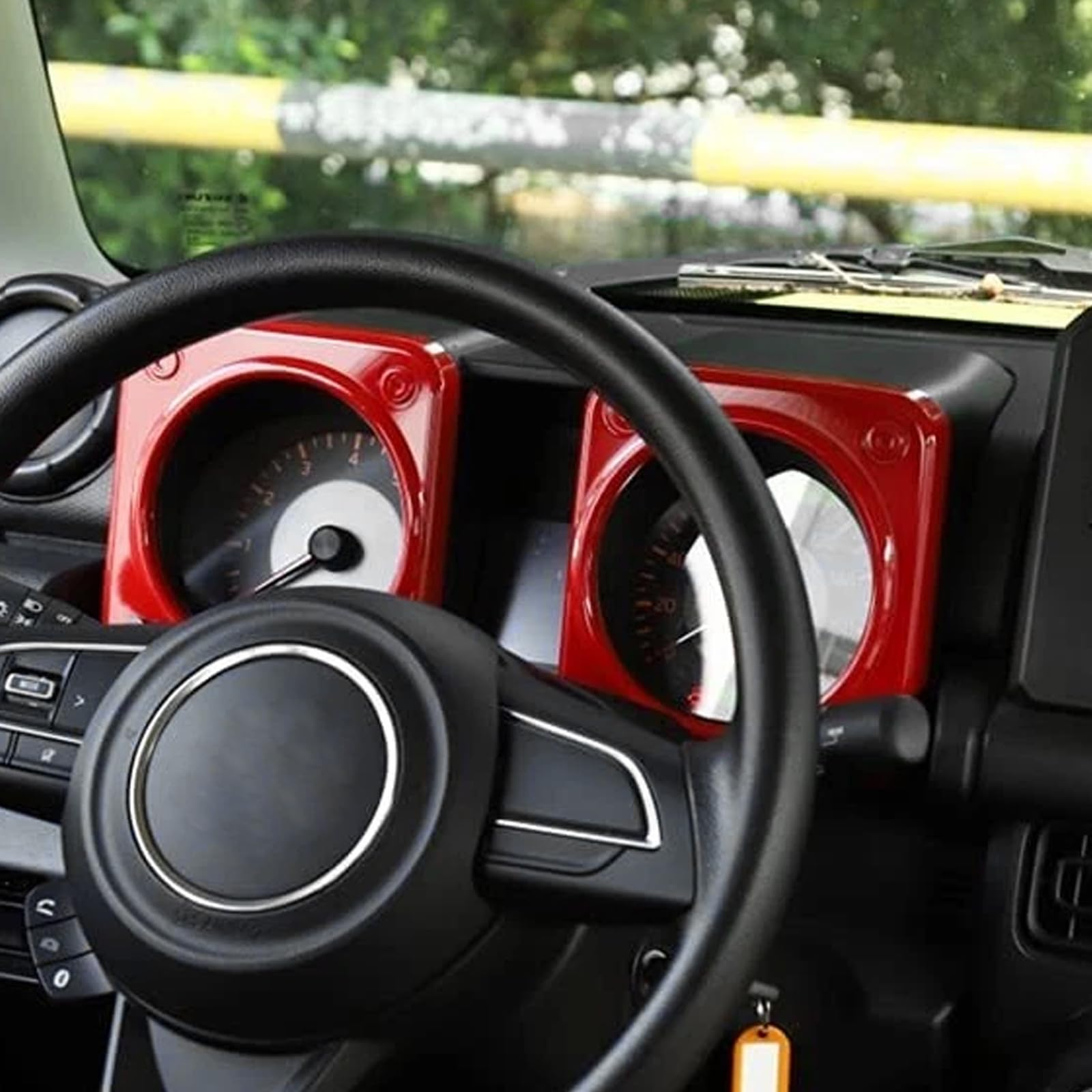 

FXETRNL Side Meter Decoration Frame Protective Cover for Suzuki Jimny JB64 JB74 JC74 ABS Resin Jimny Accessory Interior Custom Part Suzuki Jimny