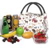 Landleben Bauernhoftiere Merch Lunchtasche Tragbar Isoliert Oxford Kühltasche Bauernhaus Geflügel Haustier Thermische Lebensmittel Lunchbox