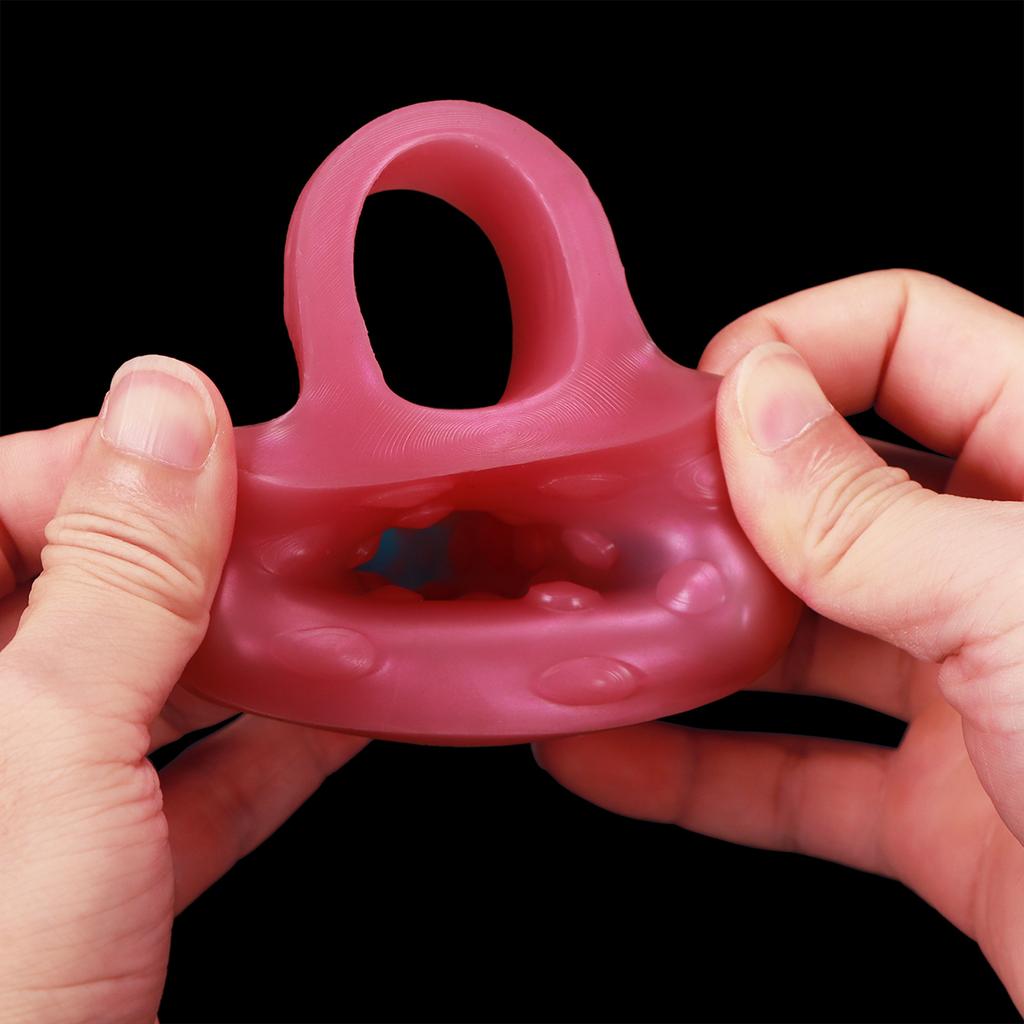 Manicotto Estensore per Pene - Design Vuoto Extra Large Addensante, Silicone Liquido per Piacere e Fiducia Potenziati