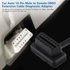 16 Pin Extension for Car Tools OBD2 Extension Cable Code Scanners  Car Diagnostic Scan