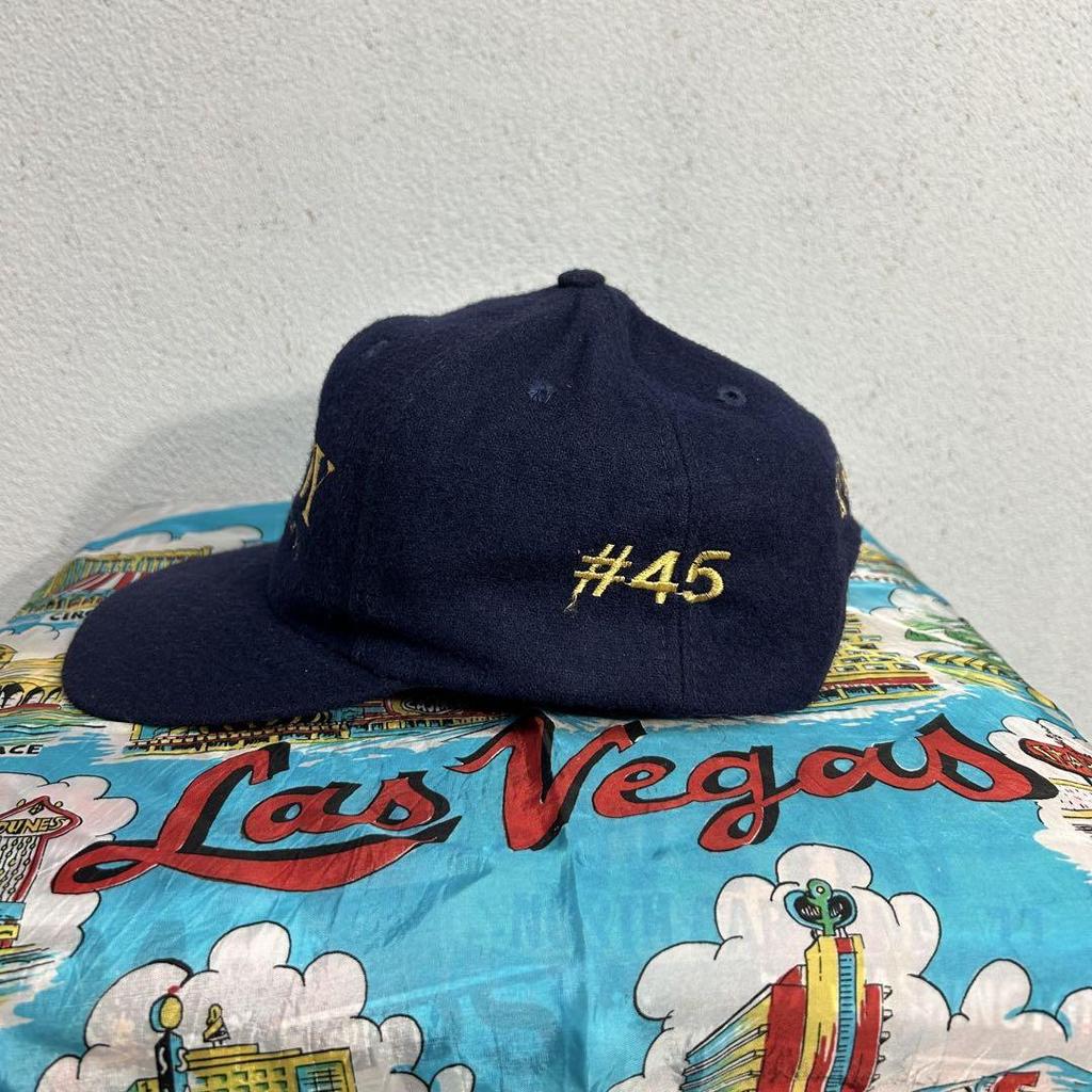 [USED] OLD Wool Baseball Cap 90s 00s Y2K Corporate Logo