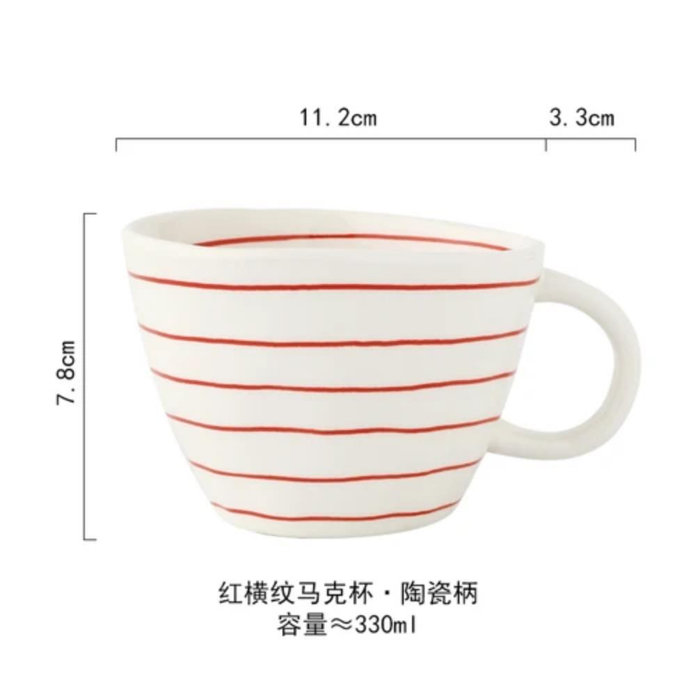 330ml Ceramic Mug with Handle Coffee Cup Afternoon Tea Cup Milk Tea Cups Milk Mug Coffee Mugs Drinkware Teacup Water Cups