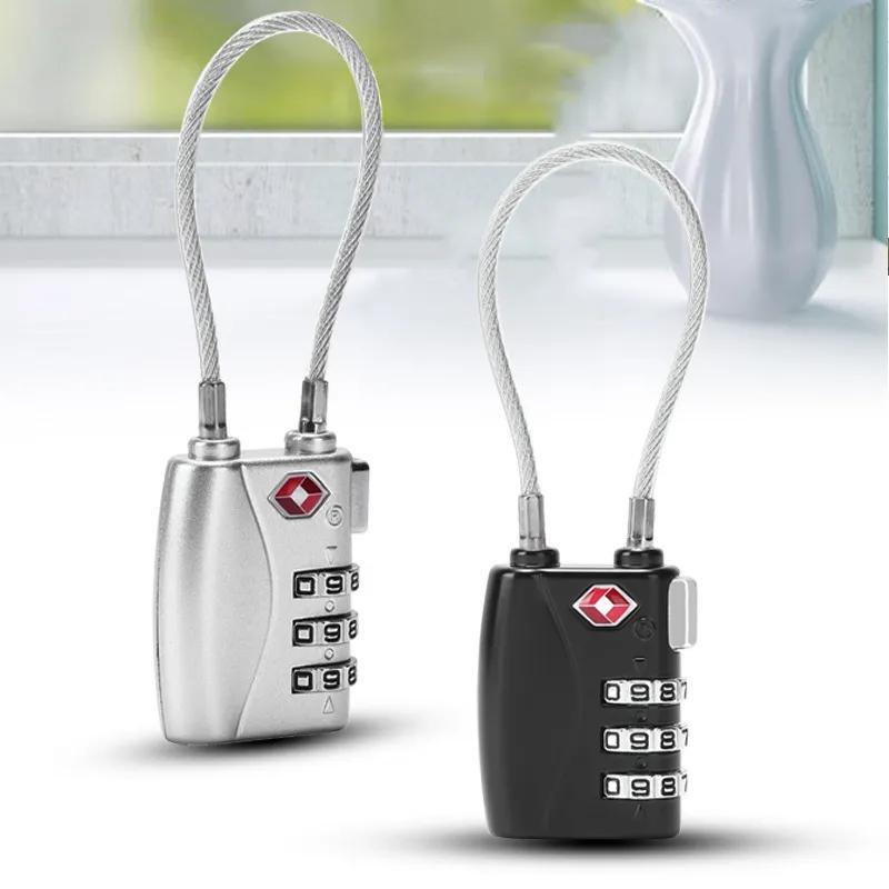 TSA Customs Code Lock Smart Electronic Lock for Travel Luggage Password Changeable Lock Contrast Color Design Padlock