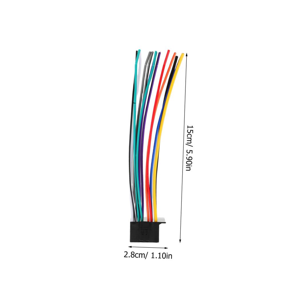 GANAZONO Car Wire Harness with Connector Wireless Wire Harness for Car Stereo Accessories Compatible with Pioneer Car Stereo