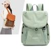 Li Shen Simple Color Block Outdoor Backpack