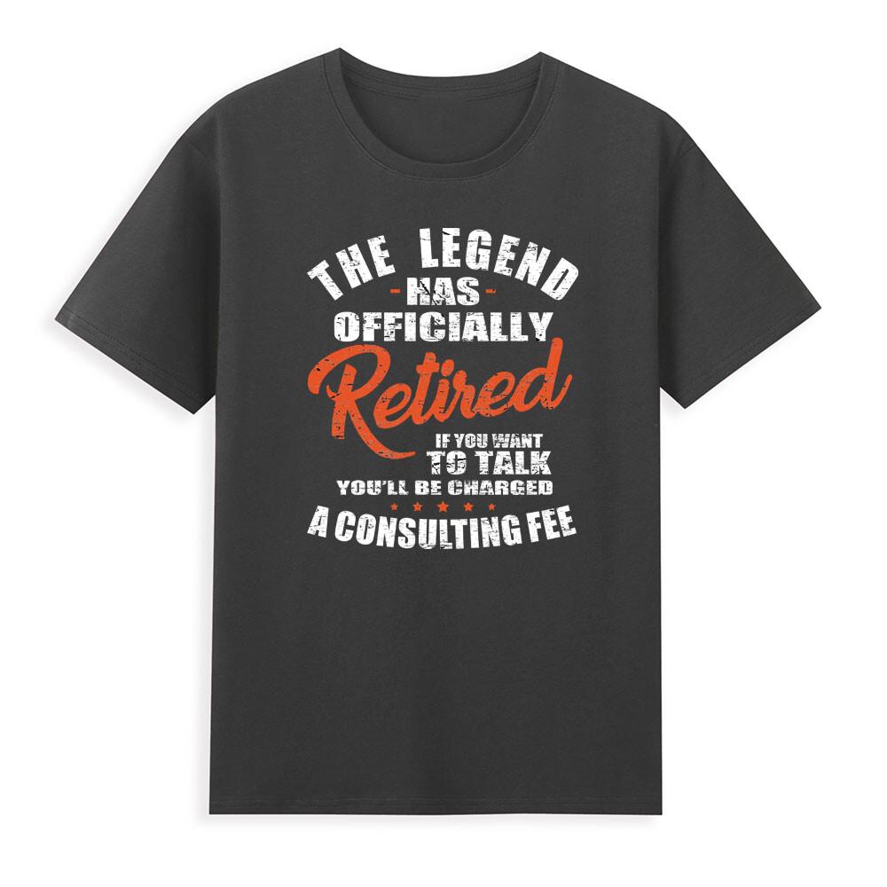 The Legend Has Retired Unisex Officerly Retireunisext Funny Retro Unisex Tshirt S