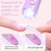 Mini Nail UV LED Lamp Handheld for Drying Nail Gel Polish Portable USB Cute Cat Ear Hand Light Long Lasting Home Salon Supplies