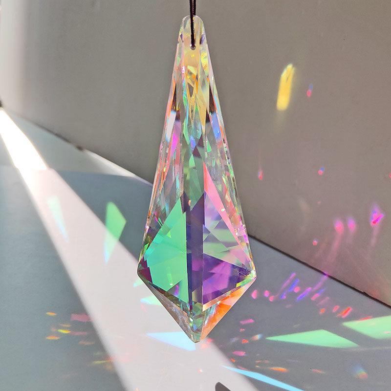Heart Crystal Sun Catcher: Rainbow Prism Light & Shadow Hanging Ornament - Creative Toy Gift for Kids