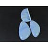 164Cts.Natural Blue Opal Fancy Cabochon Loose Gemstone 3Pcs Lot 46-47MM A-824