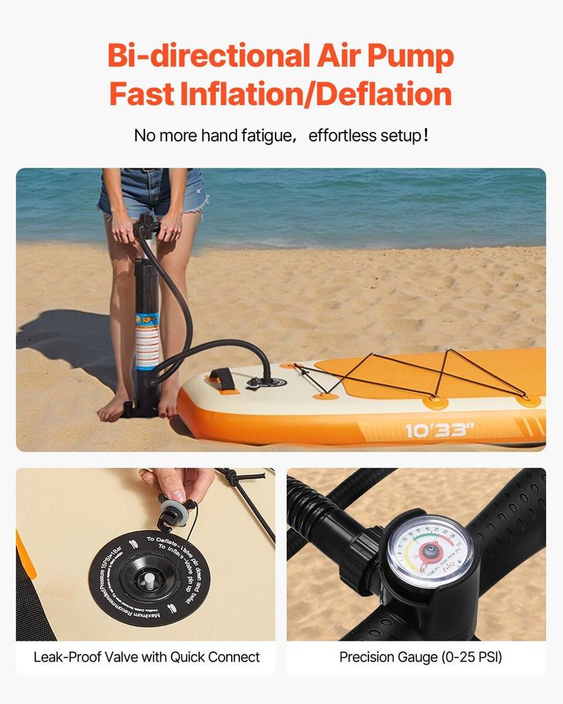 Inflatable Paddle Board with Seat, 3.05m X 84cm X 15cm Wide Ultra-Light SUP Paddleboard, Stand Up Paddle Board with Accessories, Pump, Paddle, Fin,
