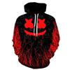 Funny Mens Halloween Smiling Face Hoodie 3d Print  Men Hooded Sweatshirt Men's Clothing Men Oversized  Sweatshirts Hoodie