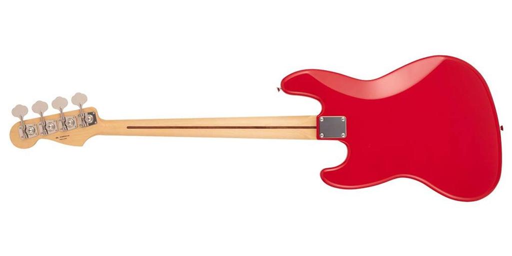 Fender Hergestellt in Japan Hybrid II Jazz Bass®, Ahorn-Griffbrett, Modena Red