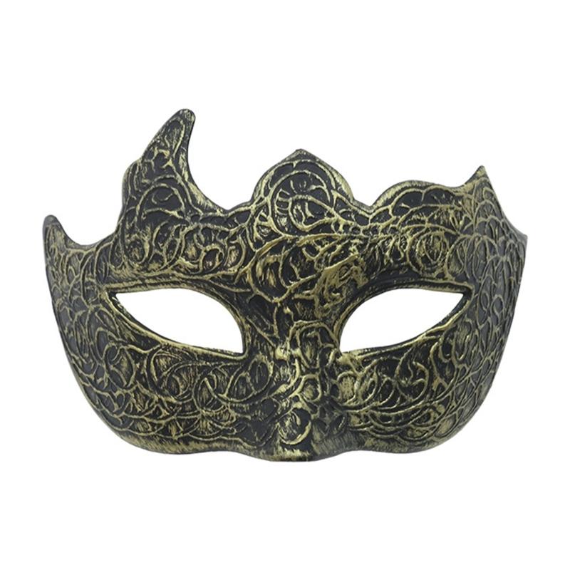 Retro Masquerade Mask Mardi Gras Mask Venetians Party Mask Half Face Mask for Halloween Ball Cosplay Performances Props