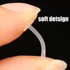 10-50PCS Clear Piercing  Lip Ear Nose Tongue Ring Ashion Transparent Acrylic Tongue Ring Barbell Eyebrow Belly Body Jewelry