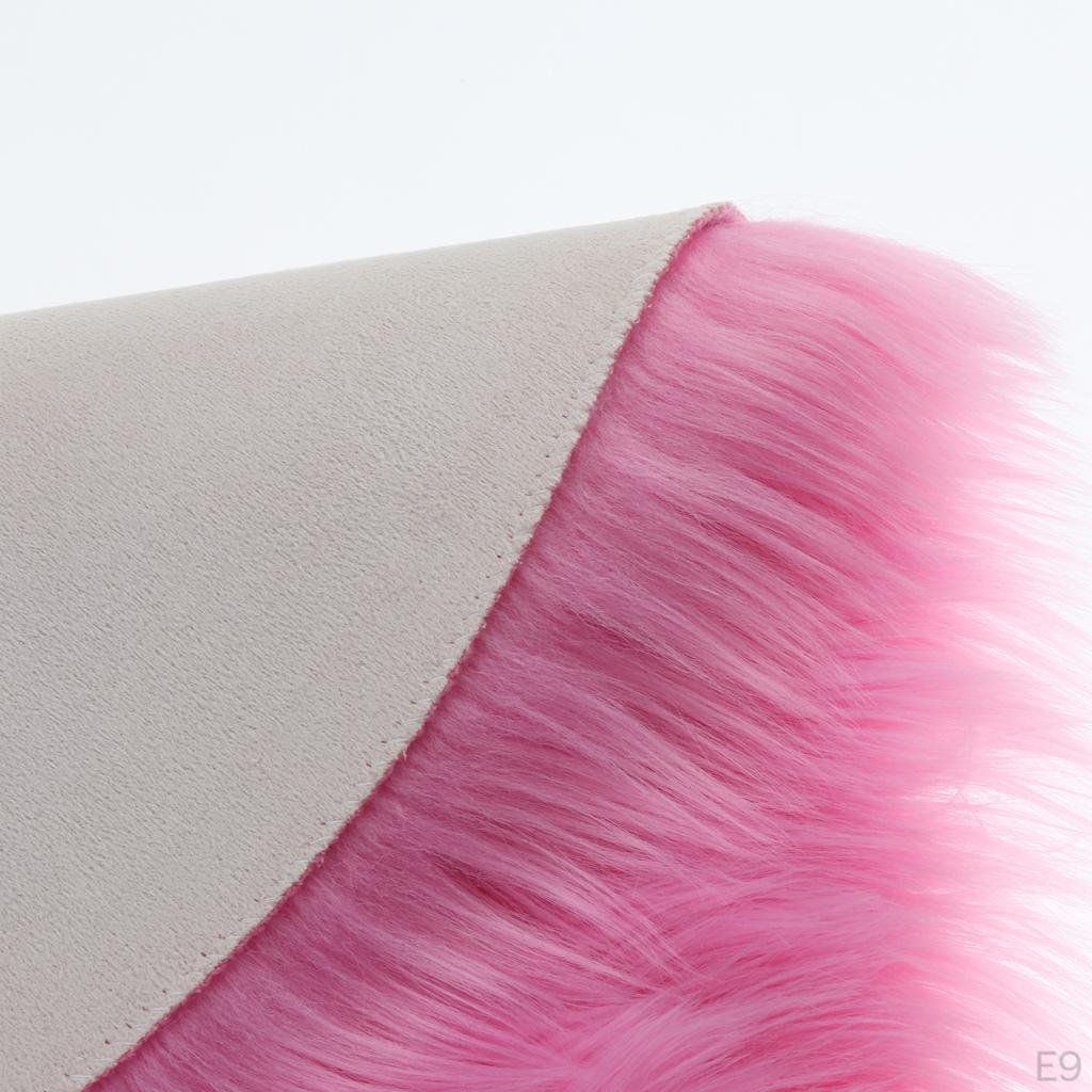 Warm Round Soft Area Rugs Bedroom Balcony Shaggy Rug Carpet, Artificial Carpet for