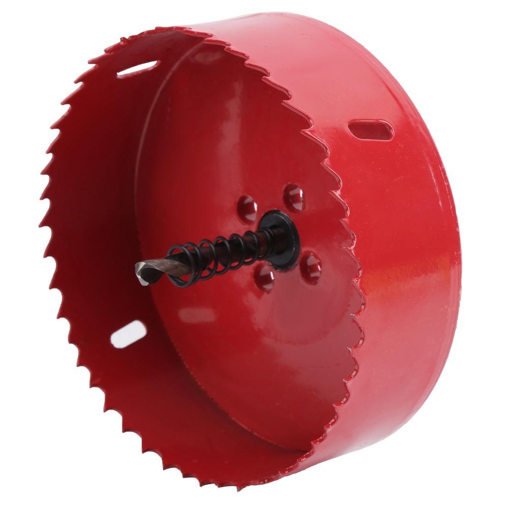 2 Stück 110mm / 4,3in Lochbohrer-Set 105mm / 4,1in Bohrer Lochsäge Lochöffner Werkzeug Für Blech